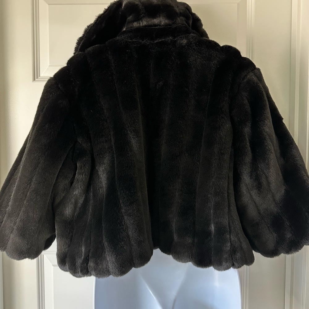 GAP Black Faux Teddy Jacket for Women - Picture 5 of 8
